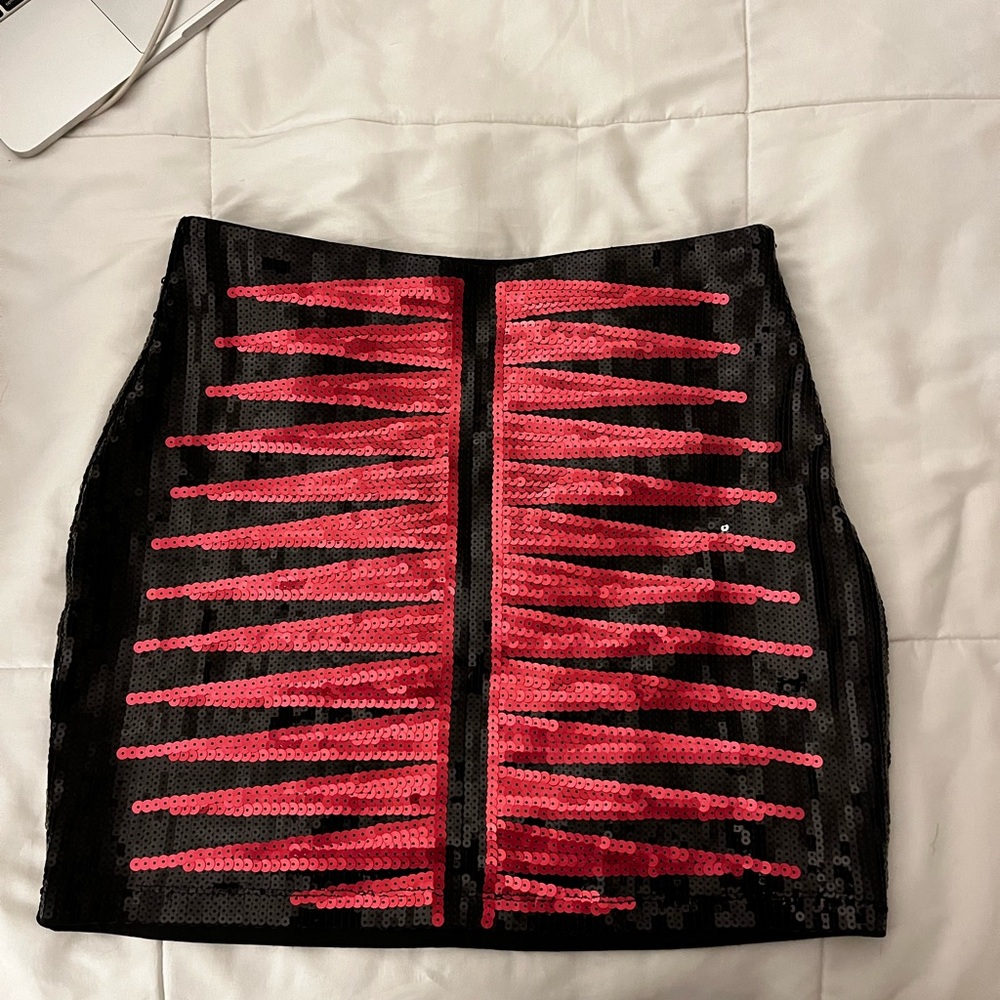 Bebe sequin skirt